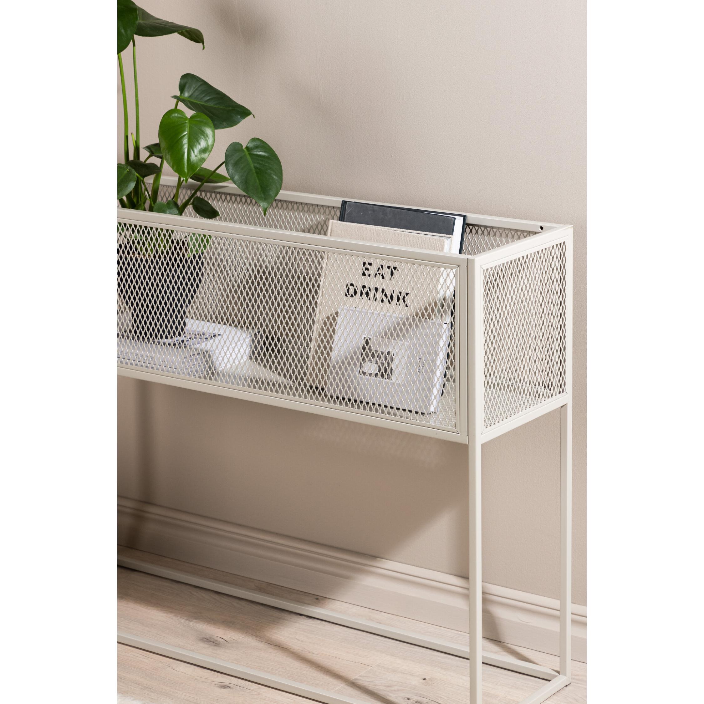 Industriële plantenstandaard beige afbeelding 10