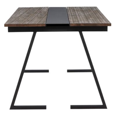 Tiverton eettafel teak zwart staal afbeelding 4