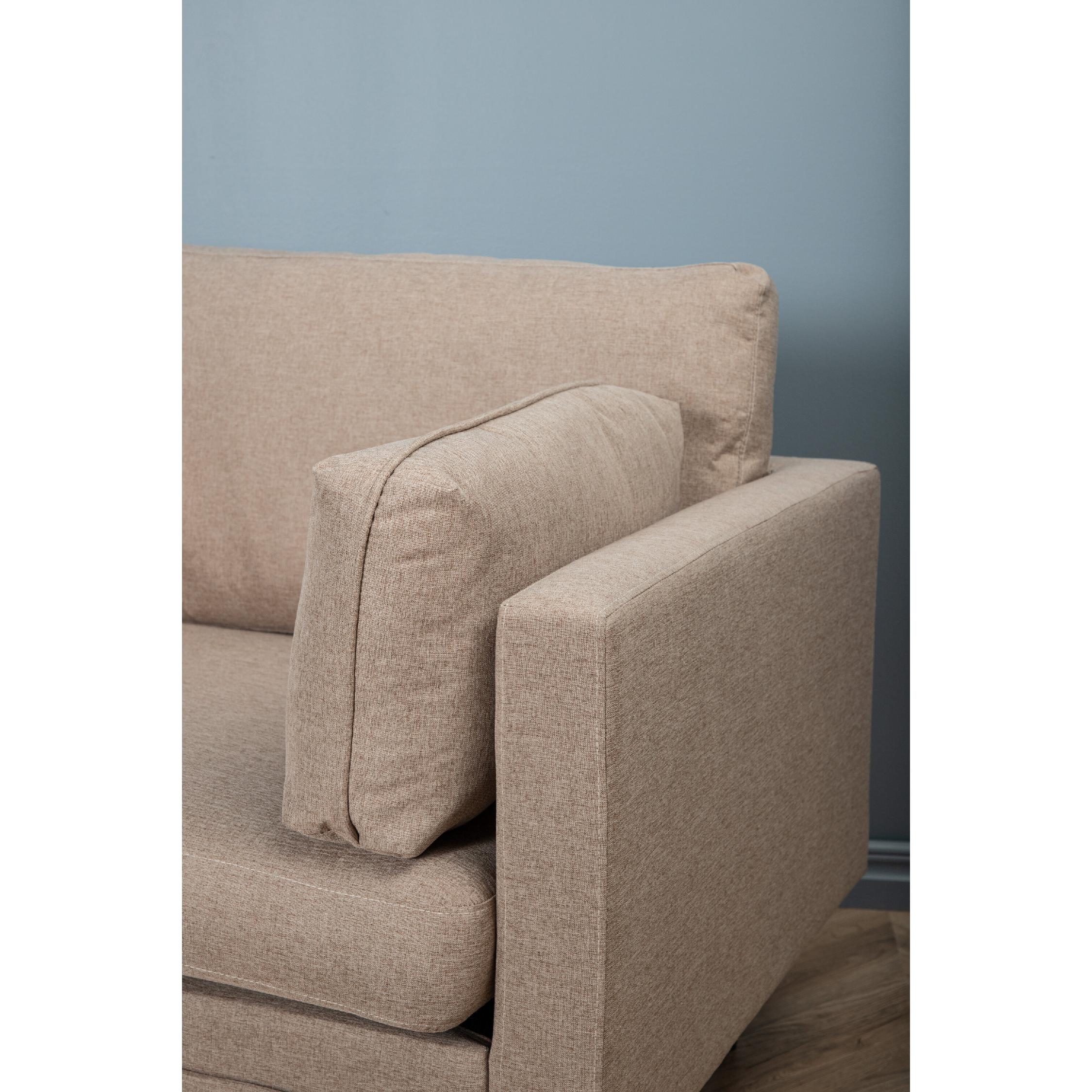 Rochester Fauteuil Zwart Bruin Stof afbeelding 9