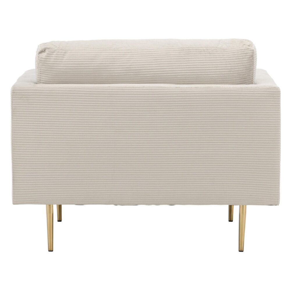 Rochester Fauteuil Corduroy Lichtgrijs afbeelding 5