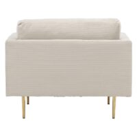Rochester Fauteuil Corduroy Lichtgrijs afbeelding 5