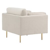 Rochester Fauteuil Corduroy Lichtgrijs afbeelding 6