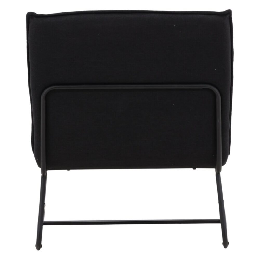 Orland Fauteuil Zwart Linnen afbeelding 7