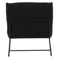 Orland Fauteuil Zwart Linnen afbeelding 7