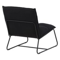 Orland Fauteuil Zwart Linnen afbeelding 8