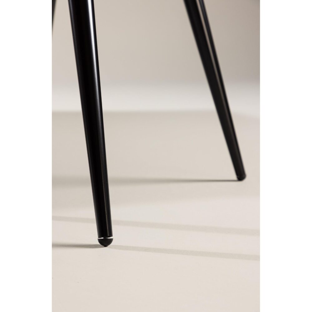 Velvet eetkamerstoelen zwart mosgroen afbeelding 9