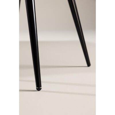 Velvet eetkamerstoelen zwart mosgroen afbeelding 9