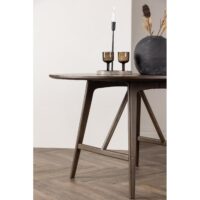 Ronde eettafel walnootkleurig modern afbeelding 16