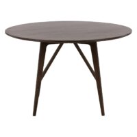 Ronde eettafel walnootkleurig modern afbeelding 7