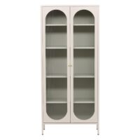 Elegante opbergkast met glazen deuren afbeelding 1