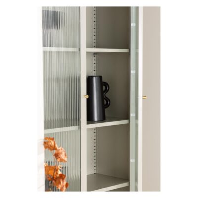 Elegante opbergkast met glazen deuren afbeelding 7