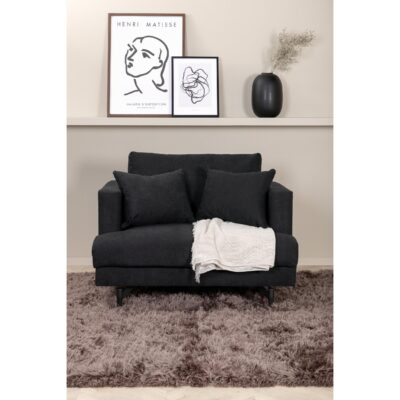 Zwarte Fauteuil Stijlvol afbeelding 11