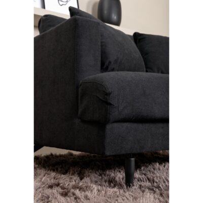 Zwarte Fauteuil Stijlvol afbeelding 9