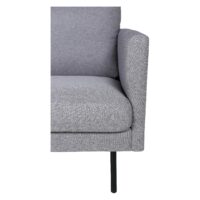 Scandinavische 3-zitsbank grijze stof afbeelding 7