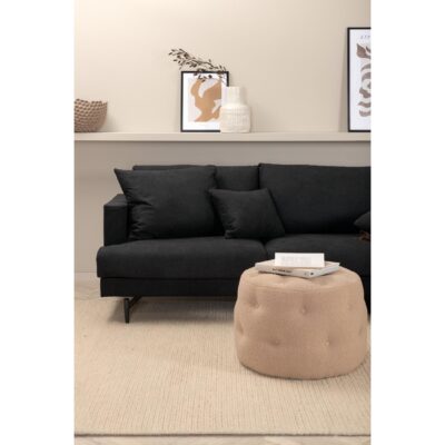 Scandinavische zwarte bank afbeelding 7