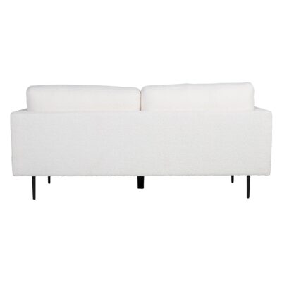 3-zitsbank witte teddy stof afbeelding 2