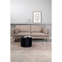 Rochester Sofa Zwart Bruin Stof afbeelding 6