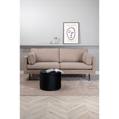 Rochester Sofa Zwart Bruin Stof afbeelding 6