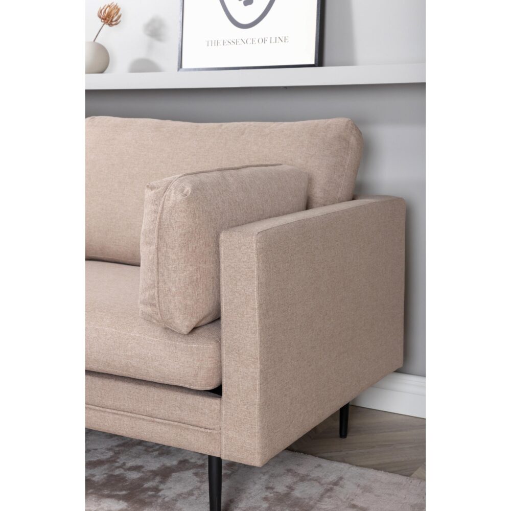 Rochester Sofa Zwart Bruin Stof afbeelding 7