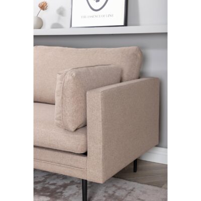 Rochester Sofa Zwart Bruin Stof afbeelding 7