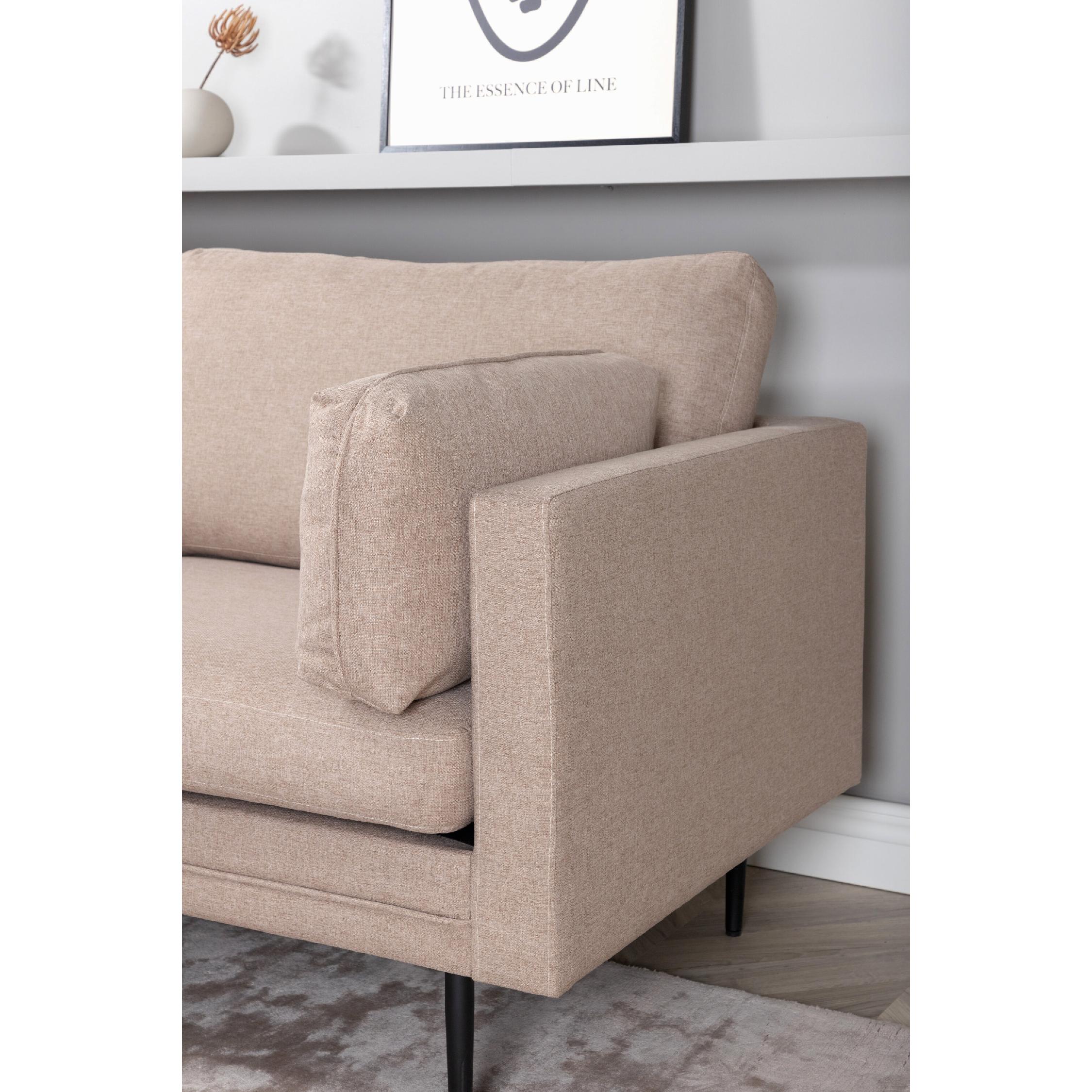 Rochester Sofa Zwart Bruin Stof afbeelding 7