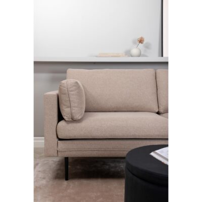 Rochester Sofa Zwart Bruin Stof afbeelding 8