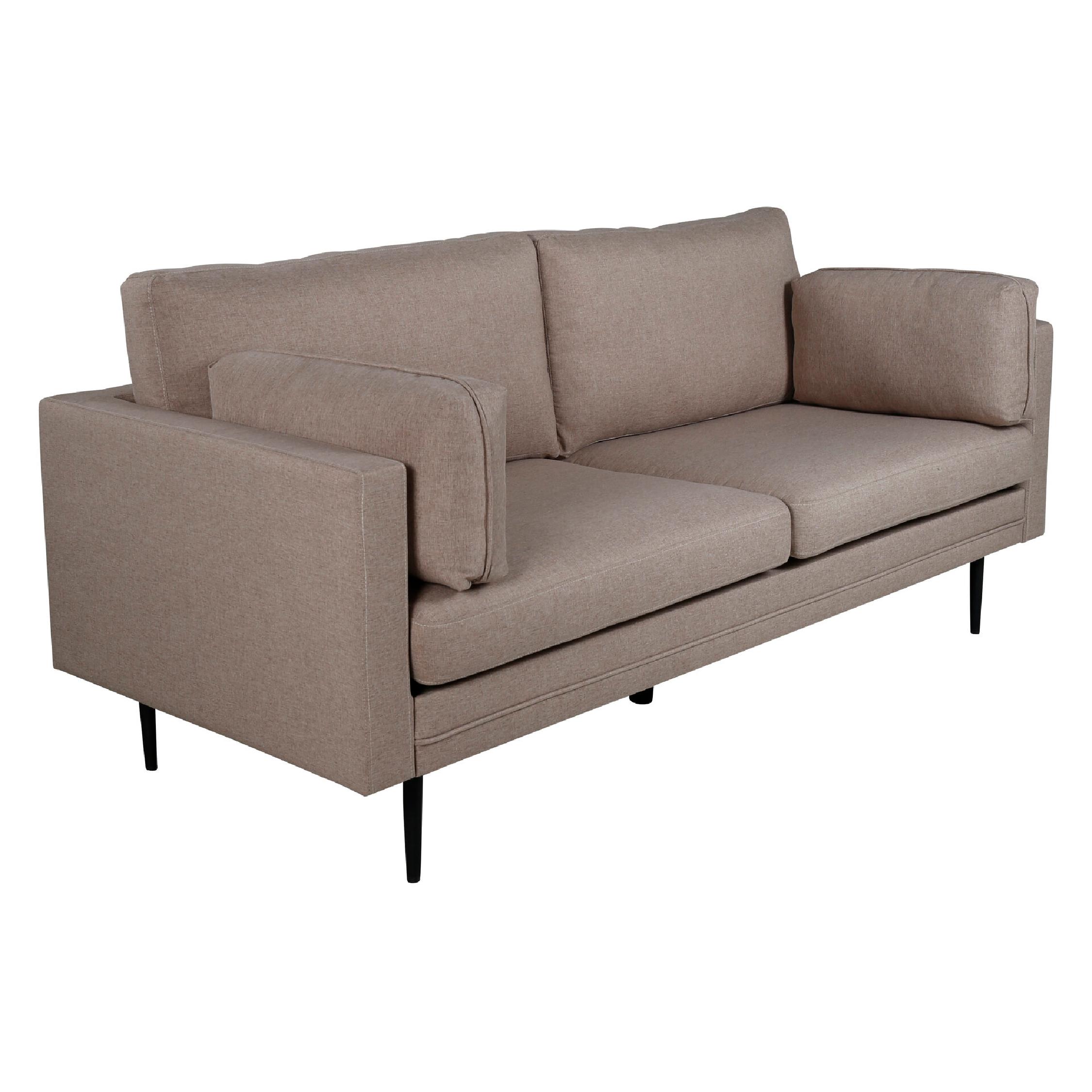 Rochester Sofa Zwart Bruin Stof afbeelding 2