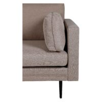 Rochester Sofa Zwart Bruin Stof afbeelding 5