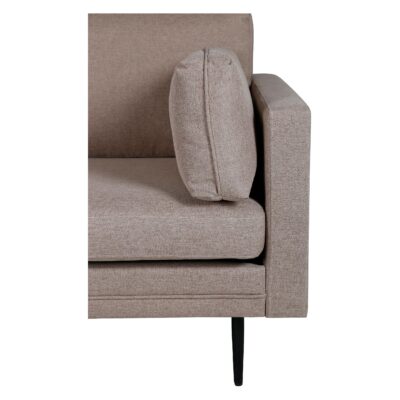 Rochester Sofa Zwart Bruin Stof afbeelding 5