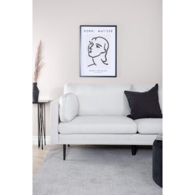 Rochester Sofa Zwart Licht Beige Stof afbeelding 8