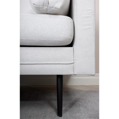 Rochester Sofa Zwart Licht Beige Stof afbeelding 12