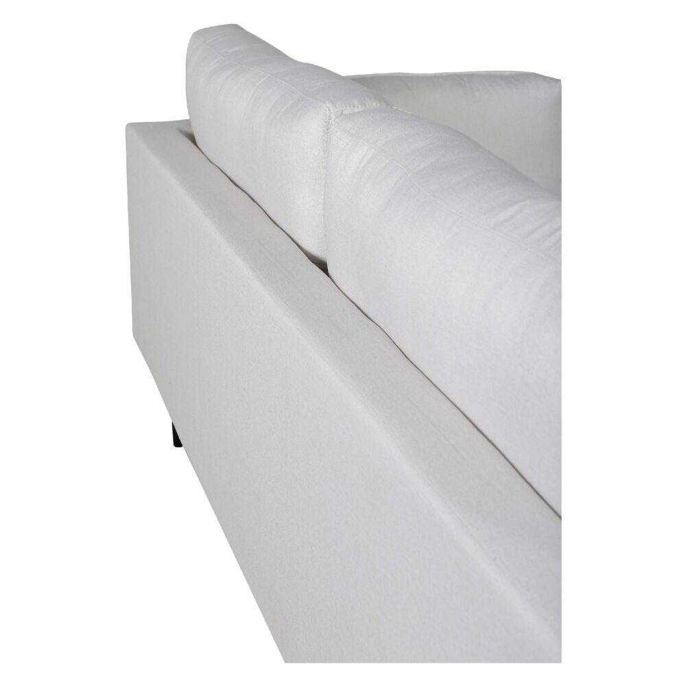 Rochester Sofa Zwart Licht Beige Stof afbeelding 5