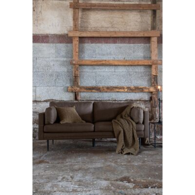 Rochester 3-zitsbank bruin microvezel afbeelding 6