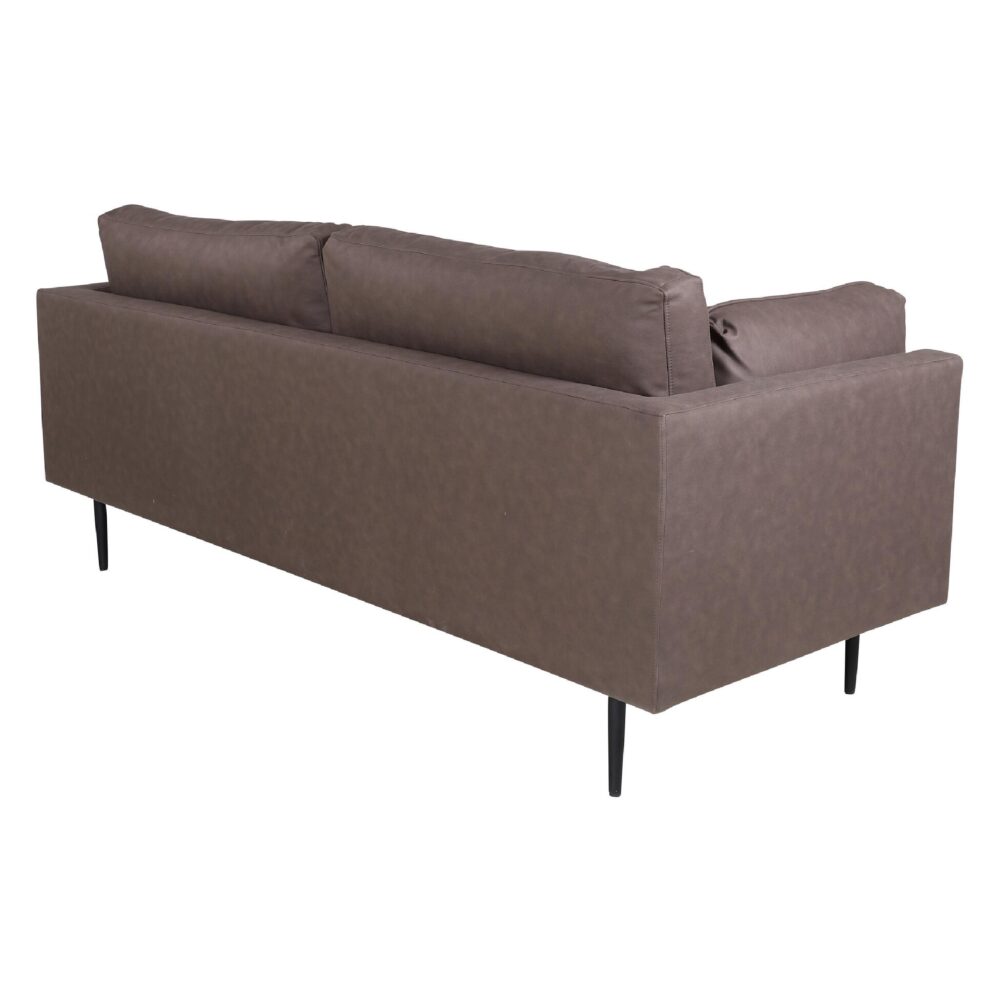 Rochester 3-zitsbank bruin microvezel afbeelding 3