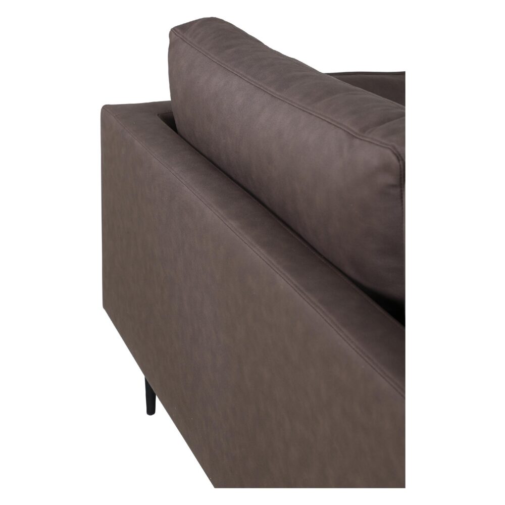 Rochester 3-zitsbank bruin microvezel afbeelding 4