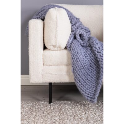 Rochester Fauteuil Teddy Stof Wit afbeelding 3