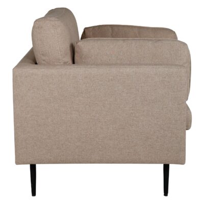 Rochester Fauteuil Zwart Bruin Stof afbeelding 3