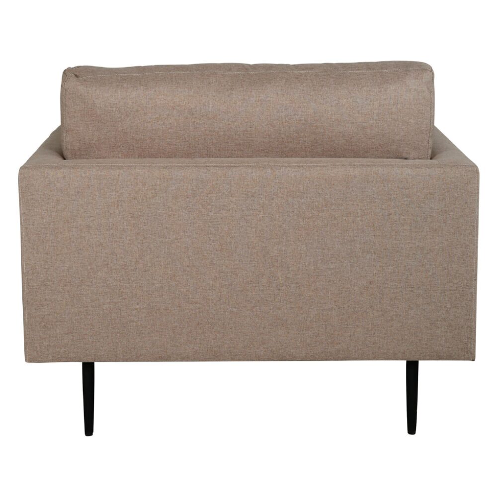 Rochester Fauteuil Zwart Bruin Stof afbeelding 5