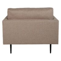 Rochester Fauteuil Zwart Bruin Stof afbeelding 5