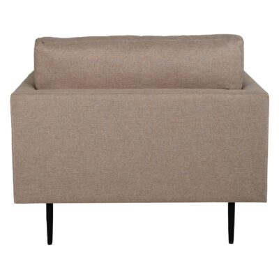 Rochester Fauteuil Zwart Bruin Stof afbeelding 5