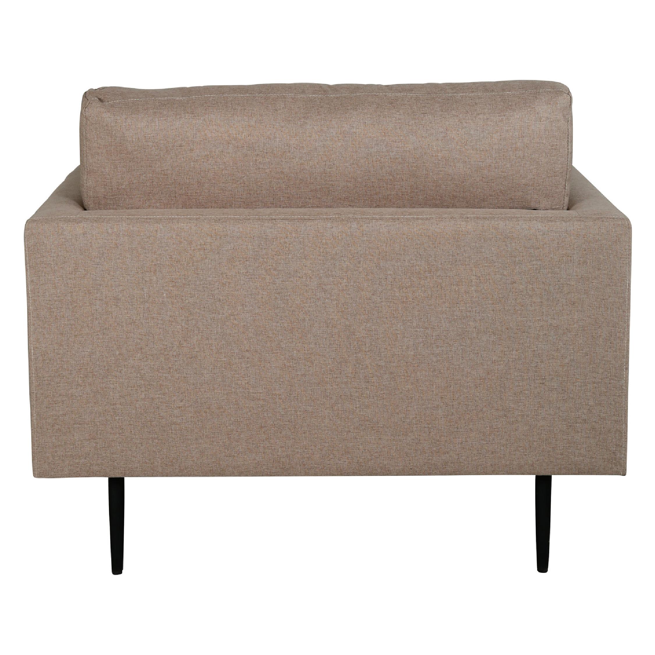 Rochester Fauteuil Zwart Bruin Stof afbeelding 5