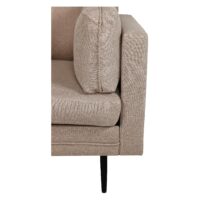 Rochester Fauteuil Zwart Bruin Stof afbeelding 6