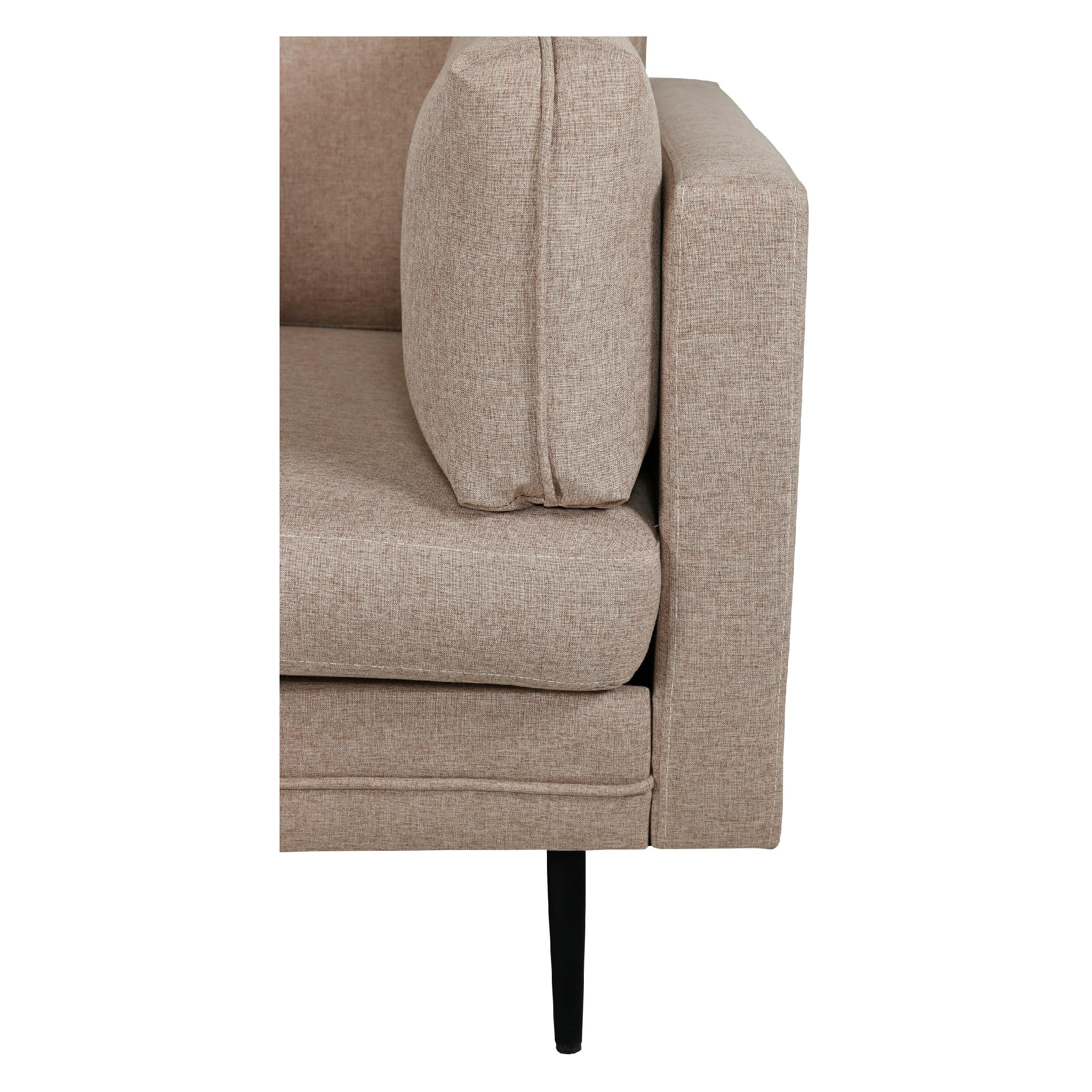 Rochester Fauteuil Zwart Bruin Stof afbeelding 6