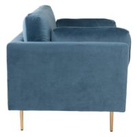Rochester Fauteuil Fluweel Blauw afbeelding 4