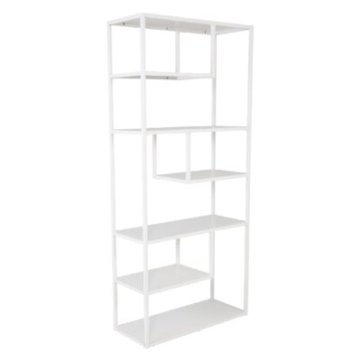 Witte stalen boekenkast afbeelding 2