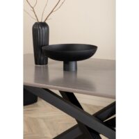 Hamilton eettafel zwart grijs fineer afbeelding 11