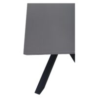 Hamilton eettafel zwart grijs fineer afbeelding 4