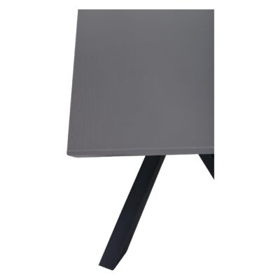 Hamilton eettafel zwart grijs fineer afbeelding 4