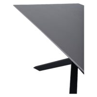 Hamilton eettafel zwart grijs fineer afbeelding 5