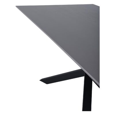 Hamilton eettafel zwart grijs fineer afbeelding 5